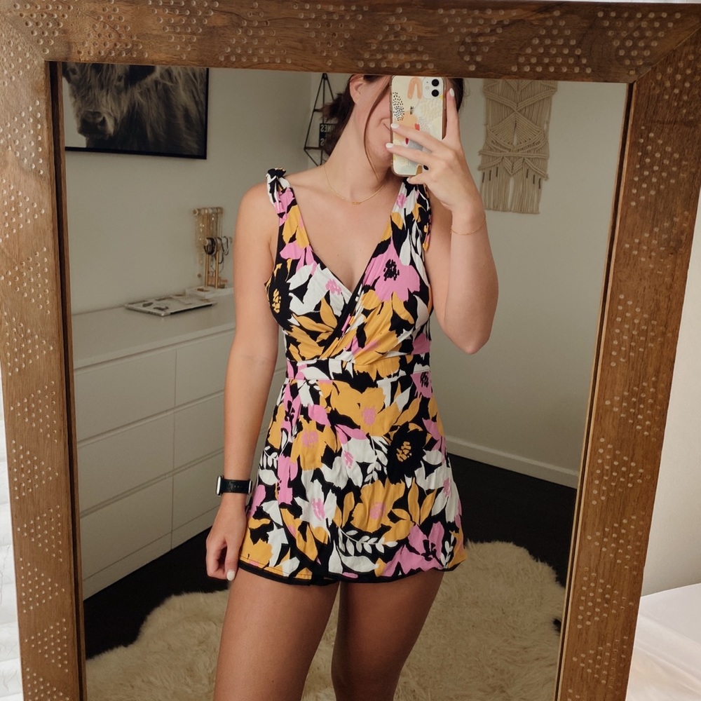 Vici Floral Print Romper